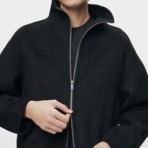 ZW COLLECTION DOUBLE-FACED WOOL BLEND JACKET